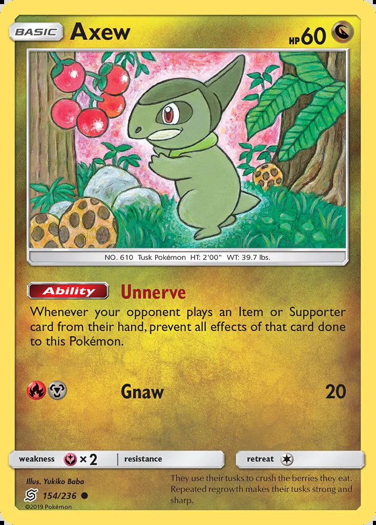Image of the card Axew