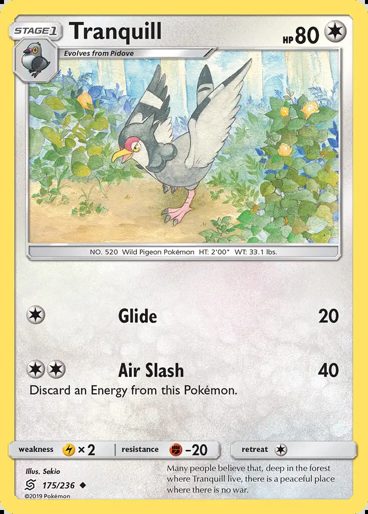 Image of the card Tranquill