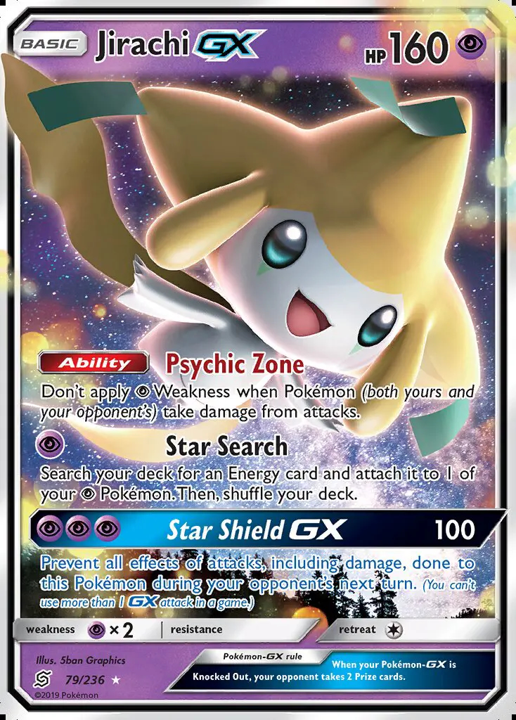 Image of the card Jirachi GX