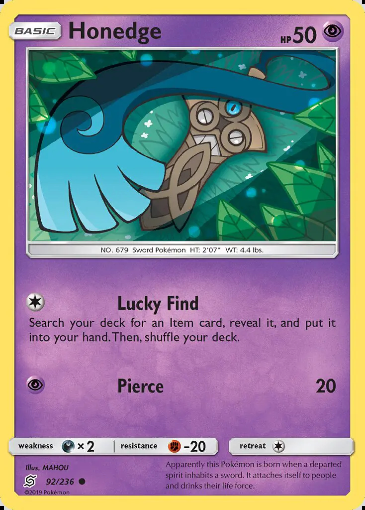 Image of the card Honedge