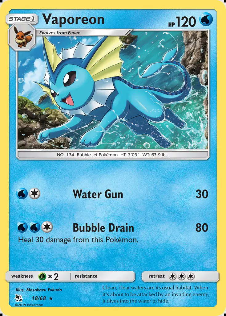 Image of the card Vaporeon