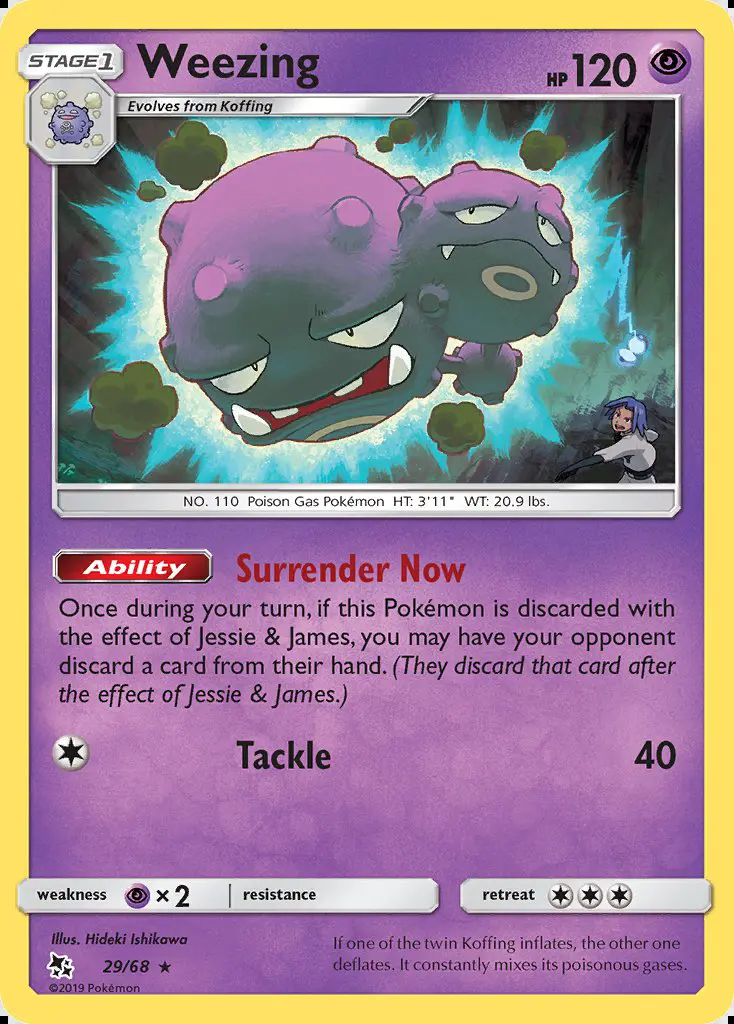 Image of the card Weezing