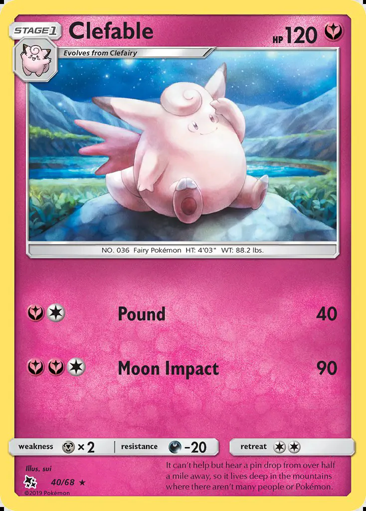 Image of the card Clefable