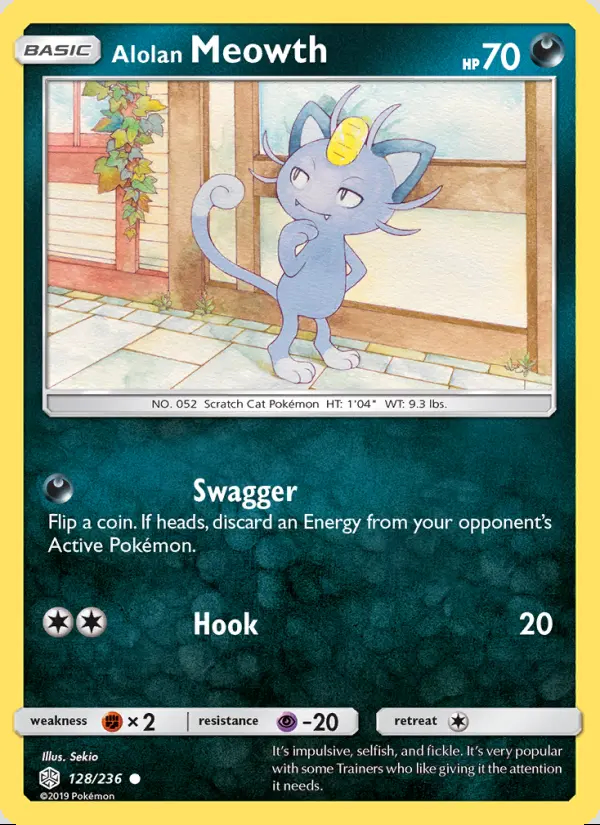 Image of the card Alolan Meowth