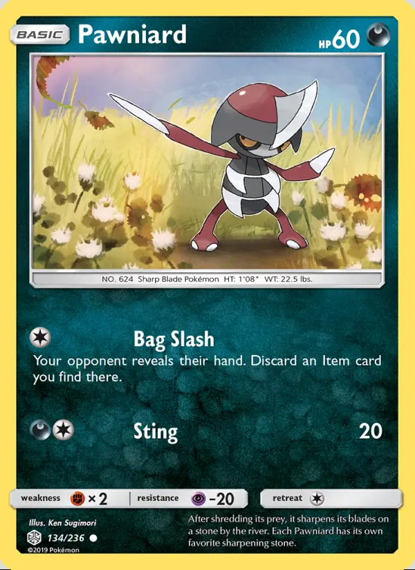 Image of the card Pawniard