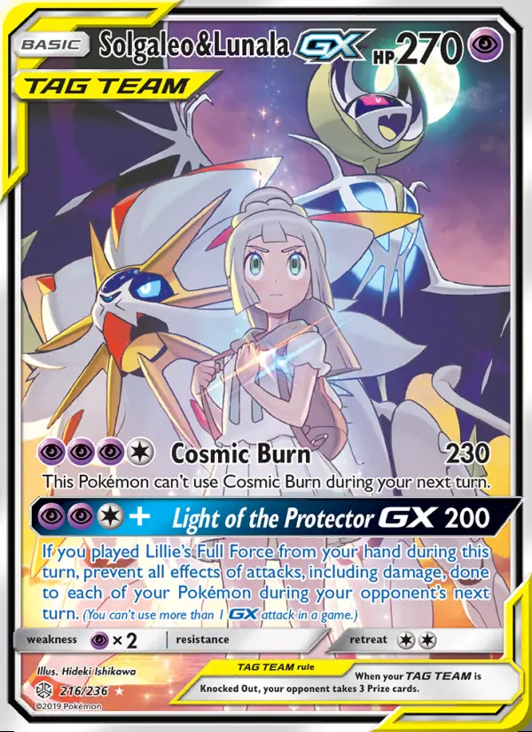 Image of the card Solgaleo & Lunala GX