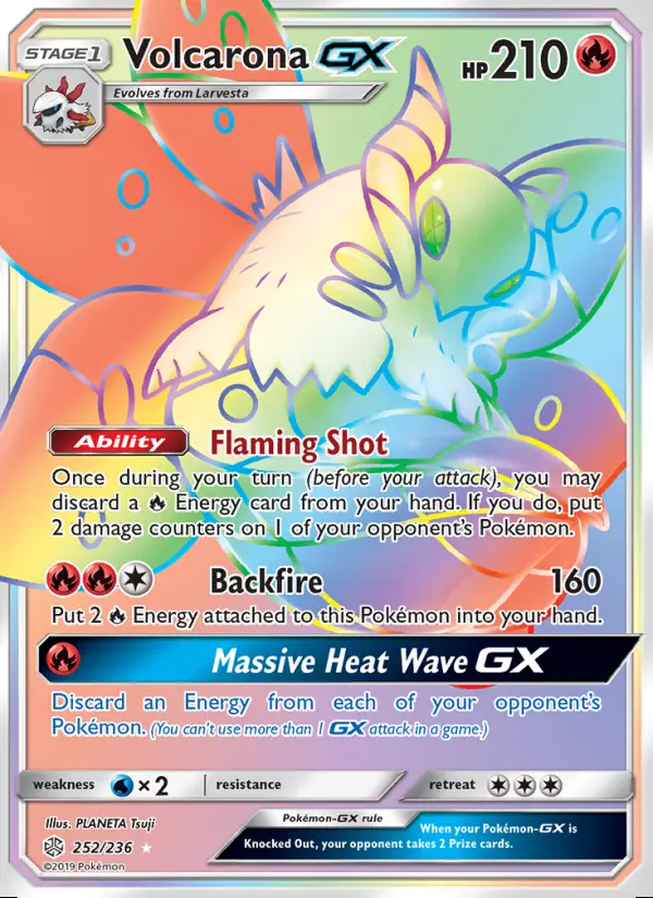 Image of the card Volcarona GX