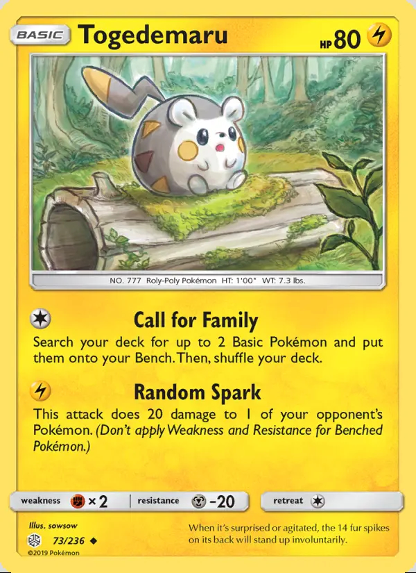 Image of the card Togedemaru