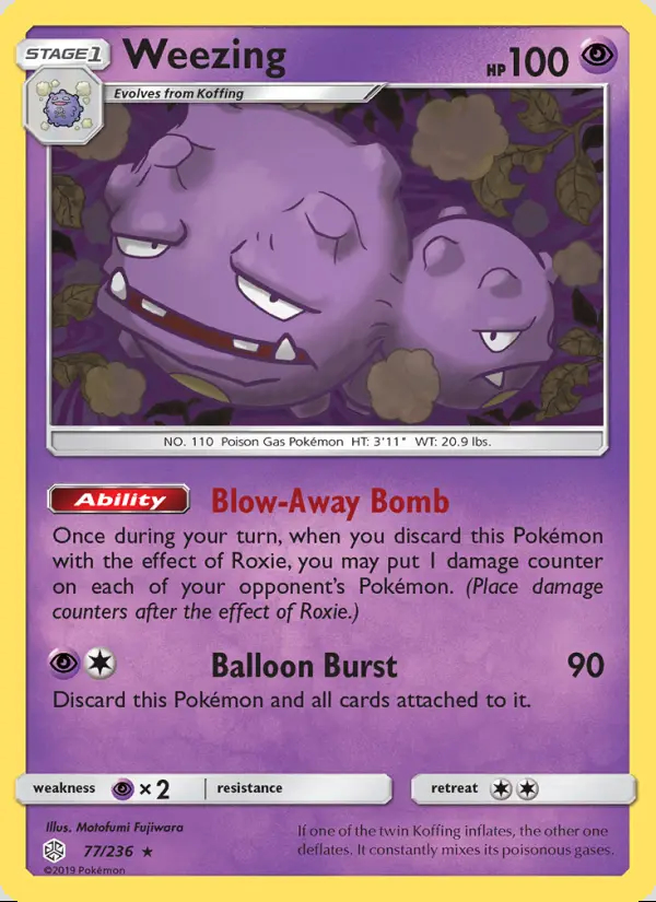 Image of the card Weezing