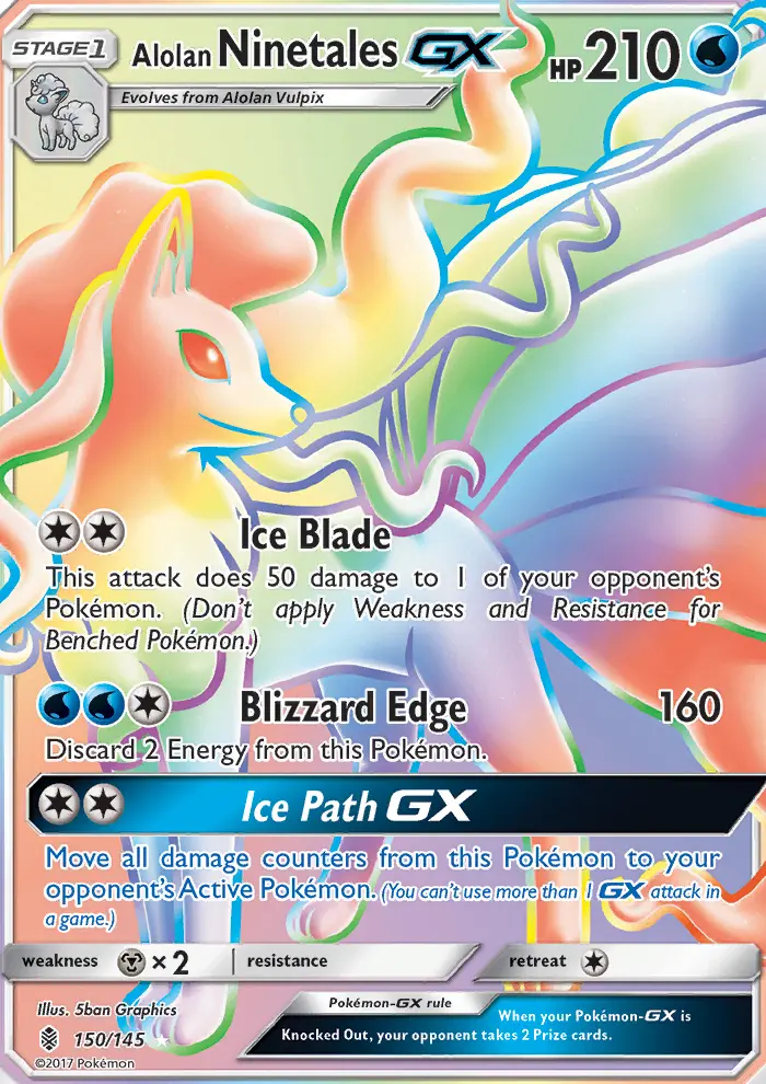 Image of the card Alolan Ninetales GX