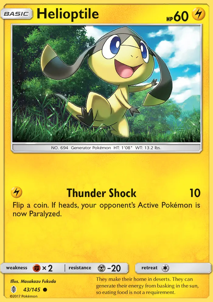 Image of the card Helioptile