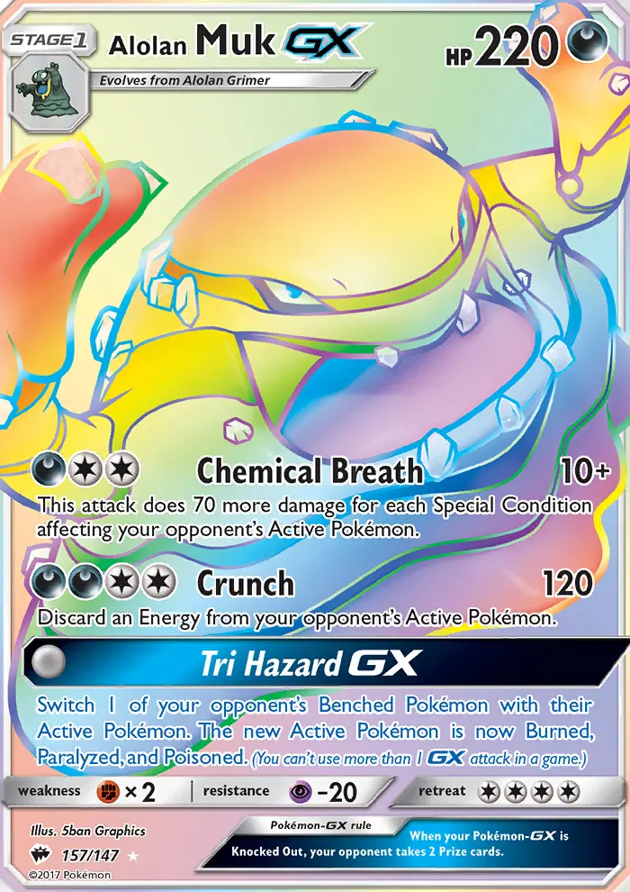 Image of the card Alolan Muk GX