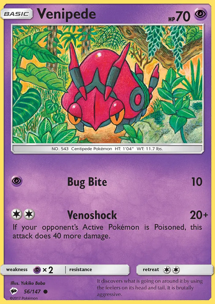 Image of the card Venipede