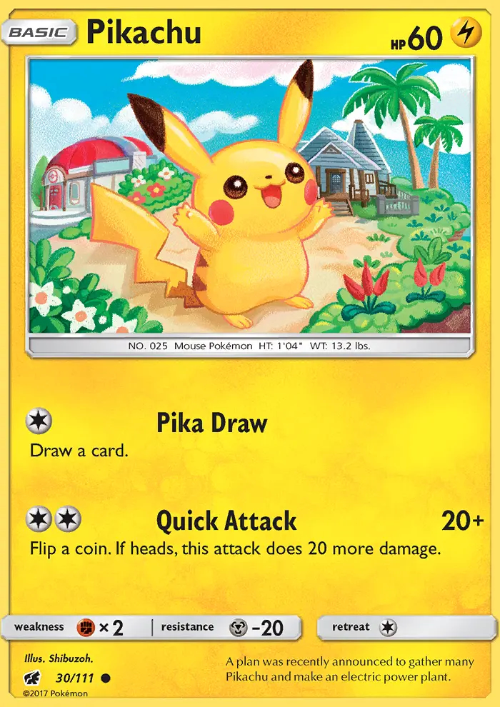 Image of the card Pikachu