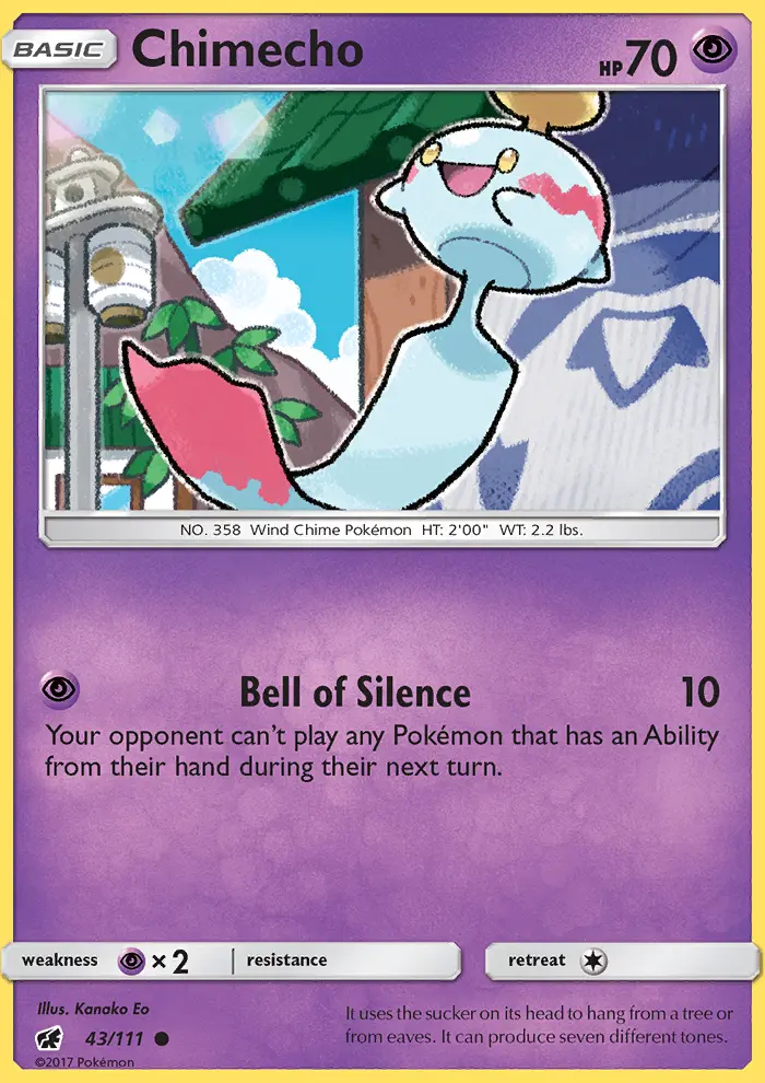 Image of the card Chimecho
