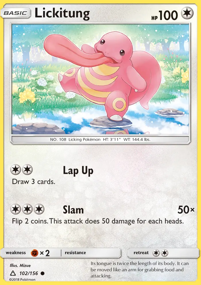 Image of the card Lickitung