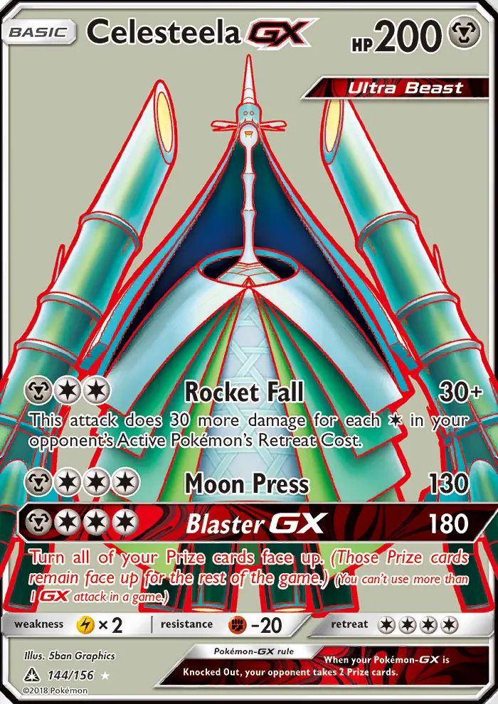 Image of the card Celesteela GX