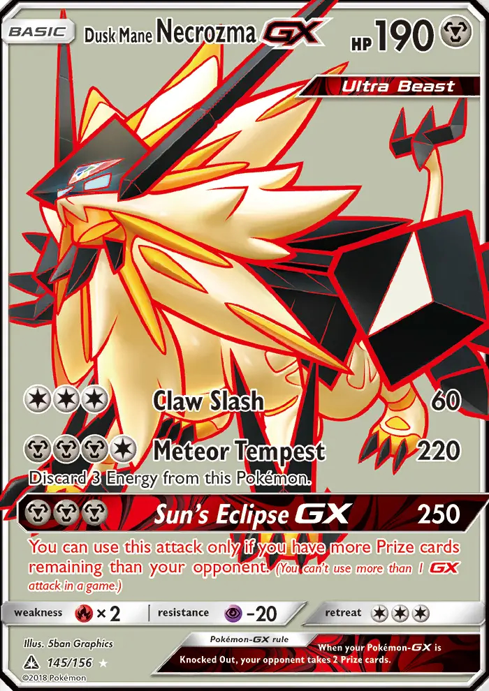 Image of the card Dusk Mane Necrozma GX