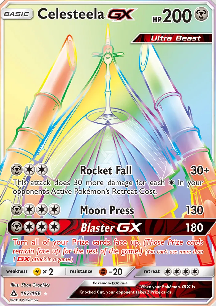 Image of the card Celesteela GX