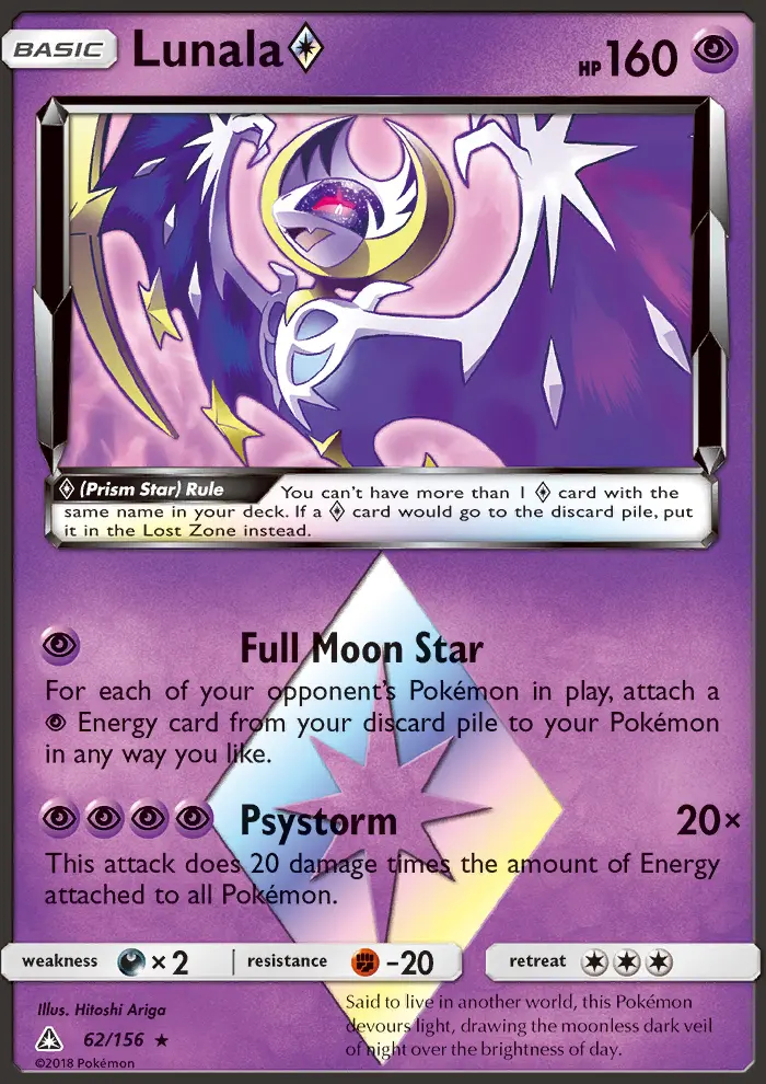 Image of the card Lunala ◇