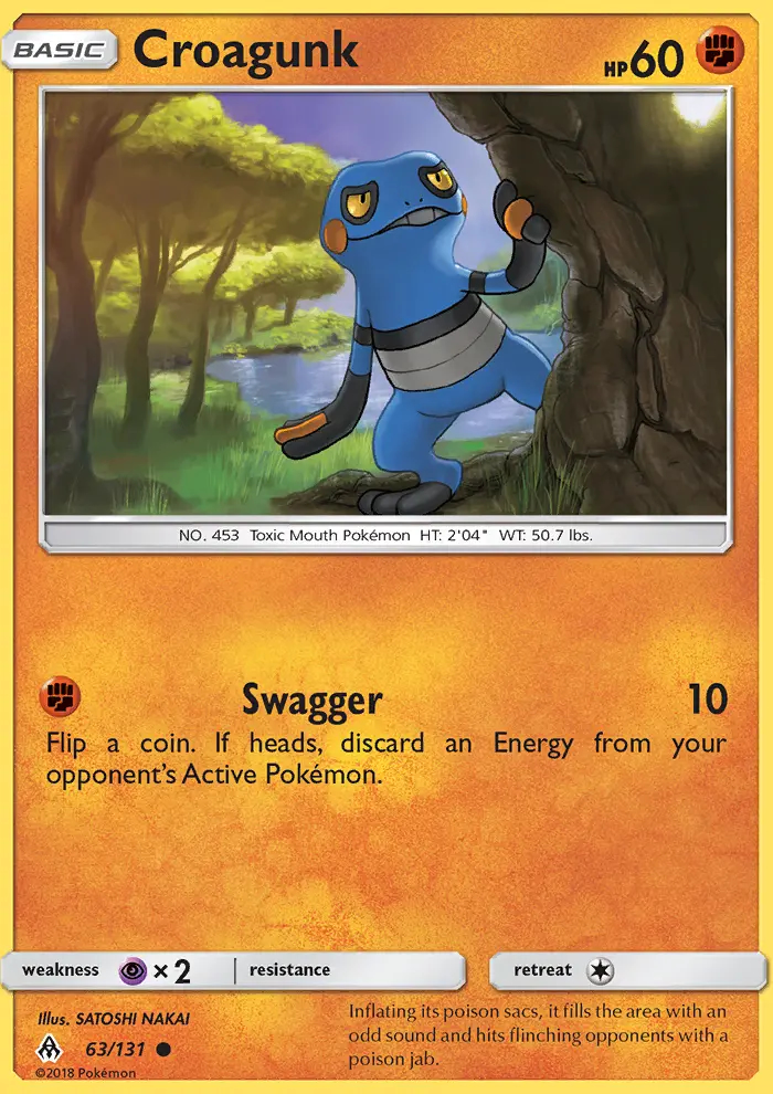 Image of the card Croagunk