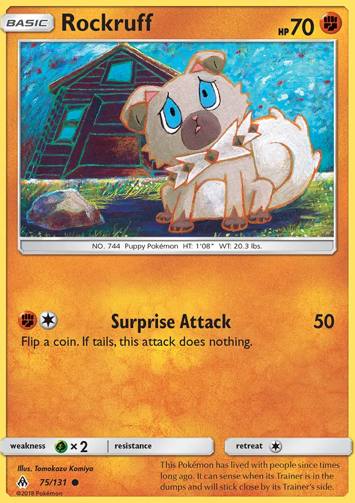 Image of the card Rockruff