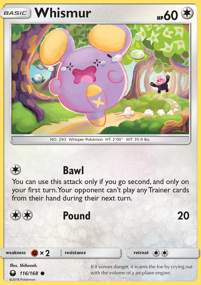 Image of the card Whismur