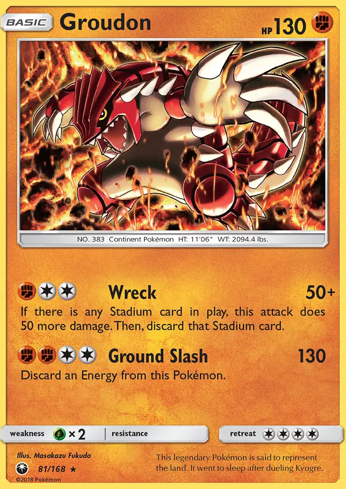 Image of the card Groudon