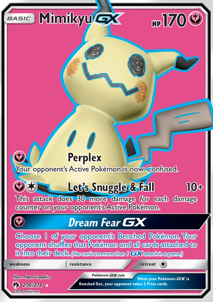 Image of the card Mimikyu GX