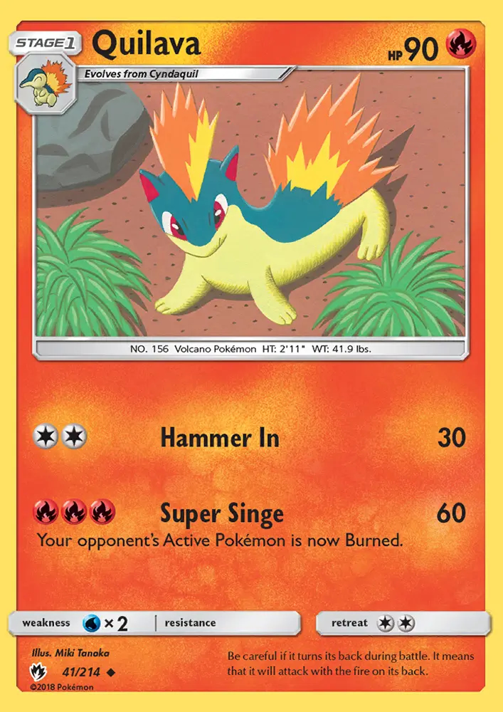 Image of the card Quilava