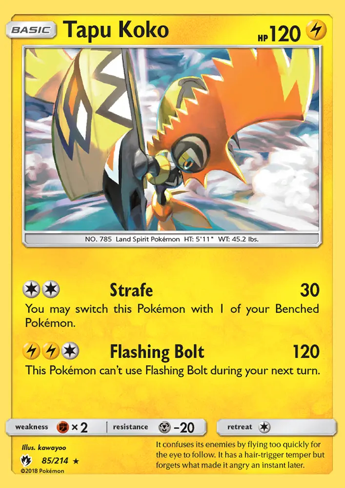 Image of the card Tapu Koko