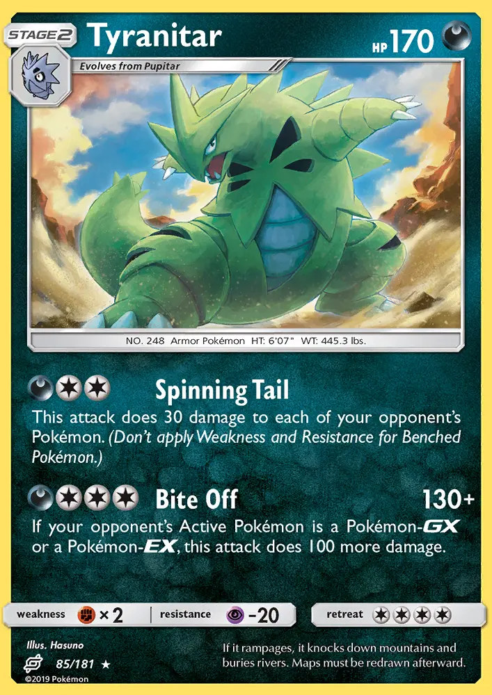 Image of the card Tyranitar