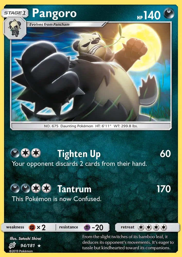 Image of the card Pangoro