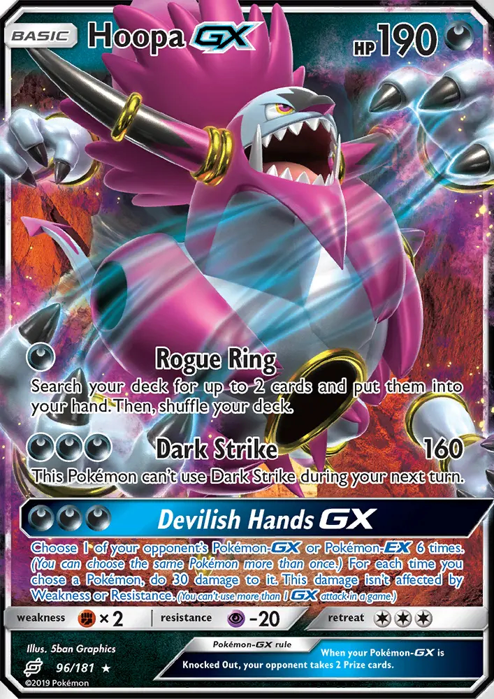 Image of the card Hoopa GX