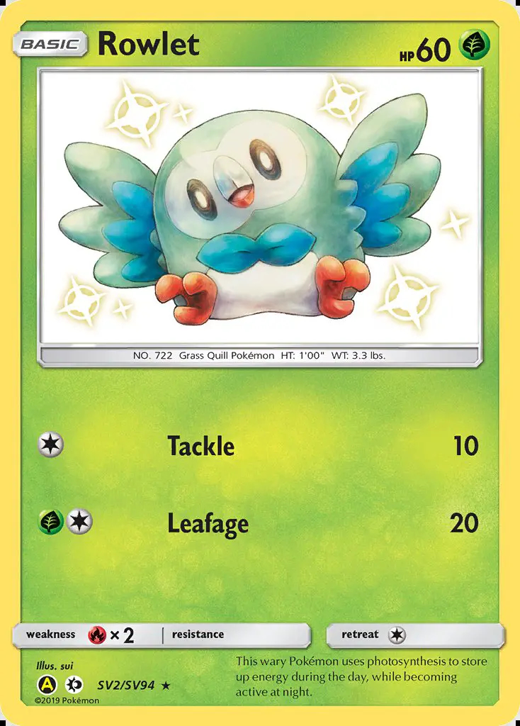 Image of the card Rowlet