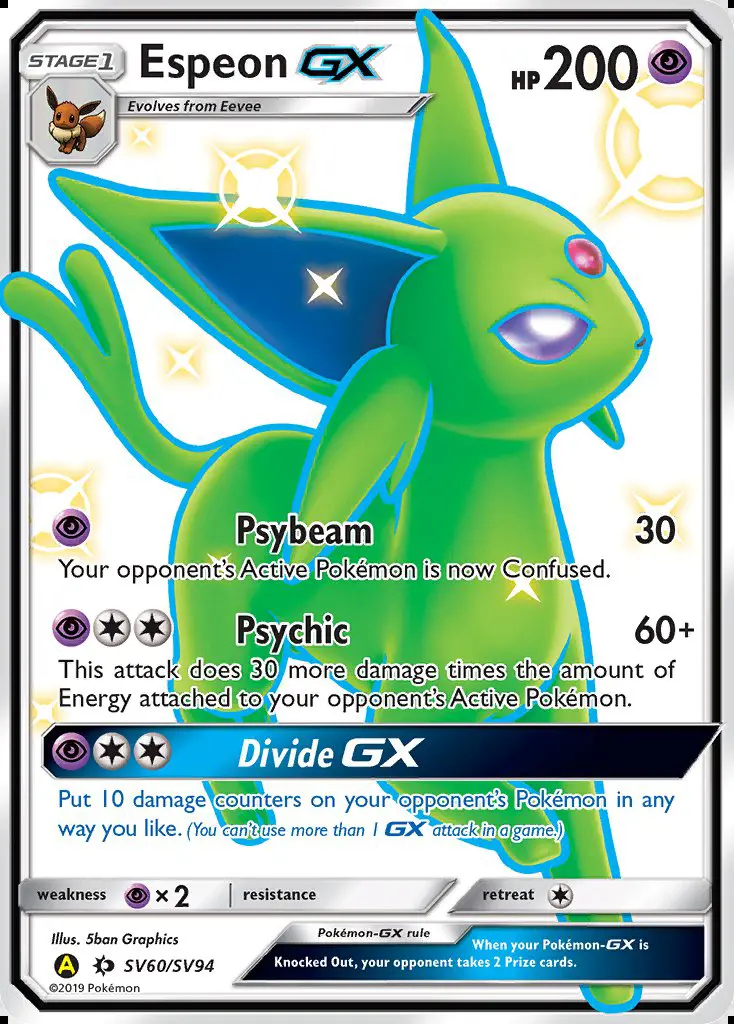 Image of the card Espeon-GX