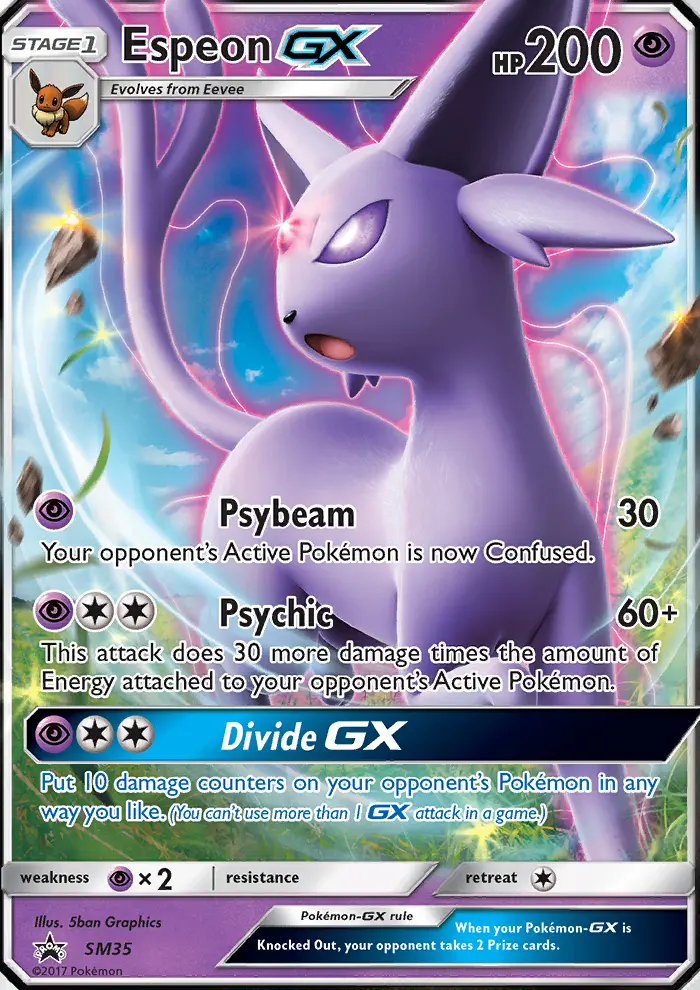Image of the card Espeon GX
