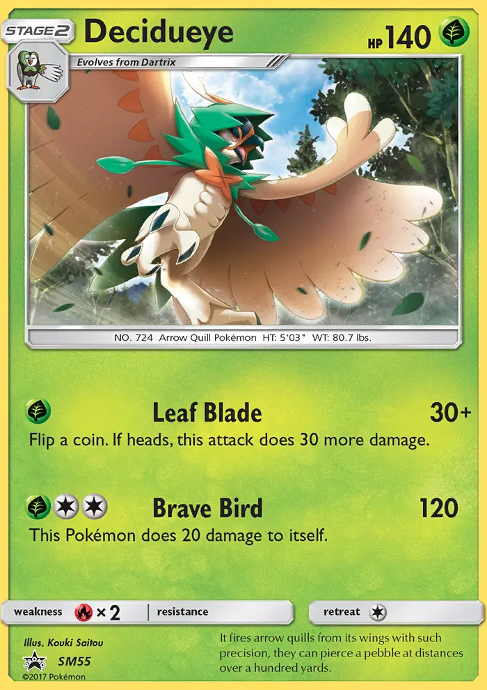 Image of the card Decidueye