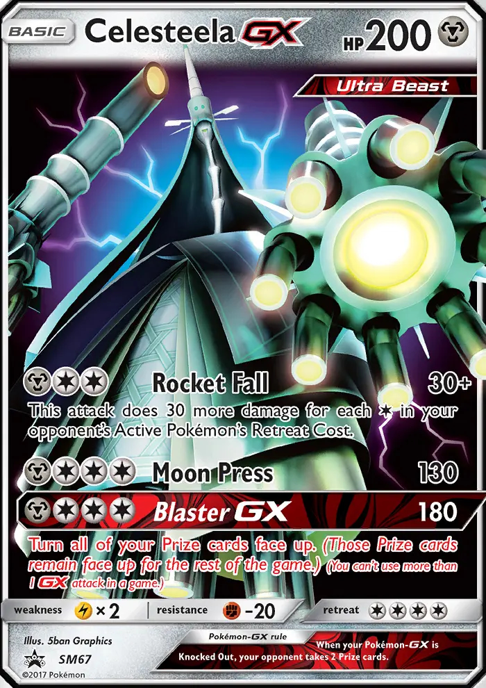 Image of the card Celesteela GX
