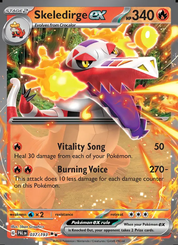 Image of the card Skeledirge ex