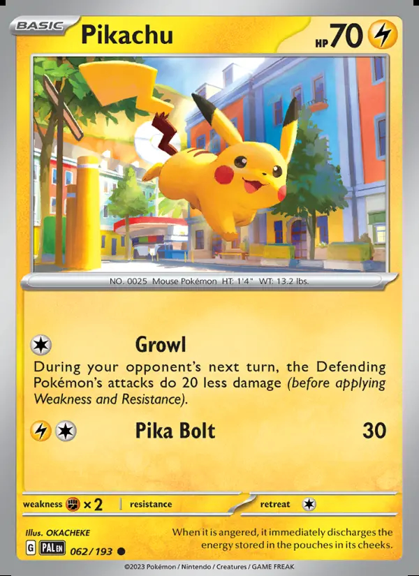 Image of the card Pikachu
