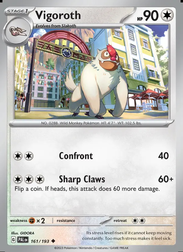 Image of the card Vigoroth
