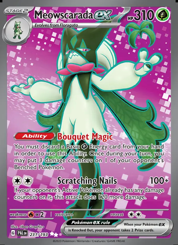 Image of the card Meowscarada ex