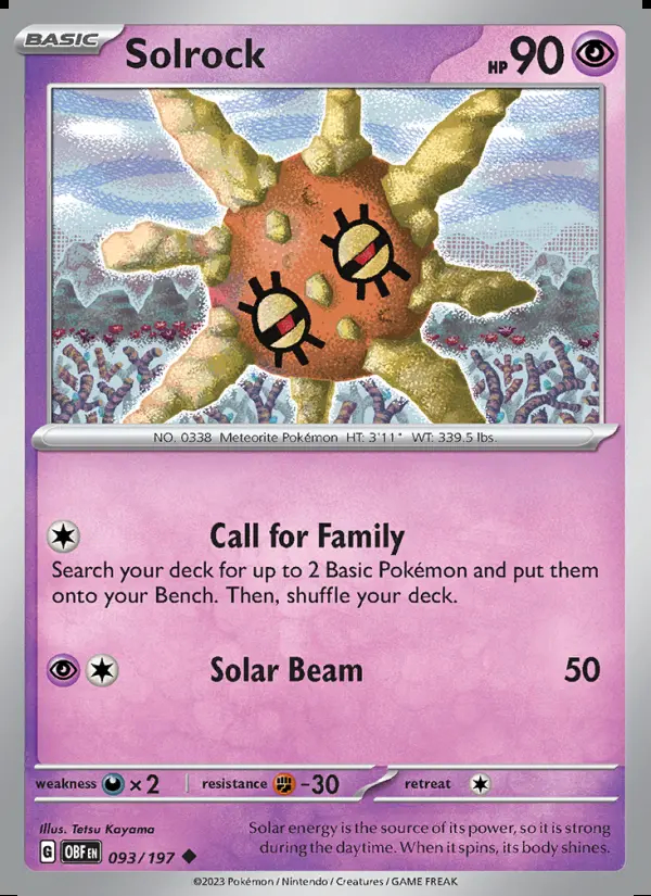 Image of the card Solrock