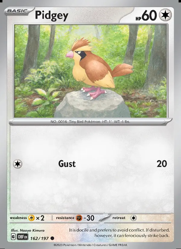 Image of the card Pidgey