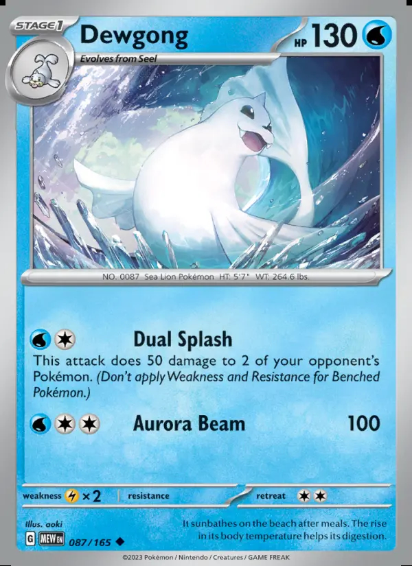 Image of the card Dewgong