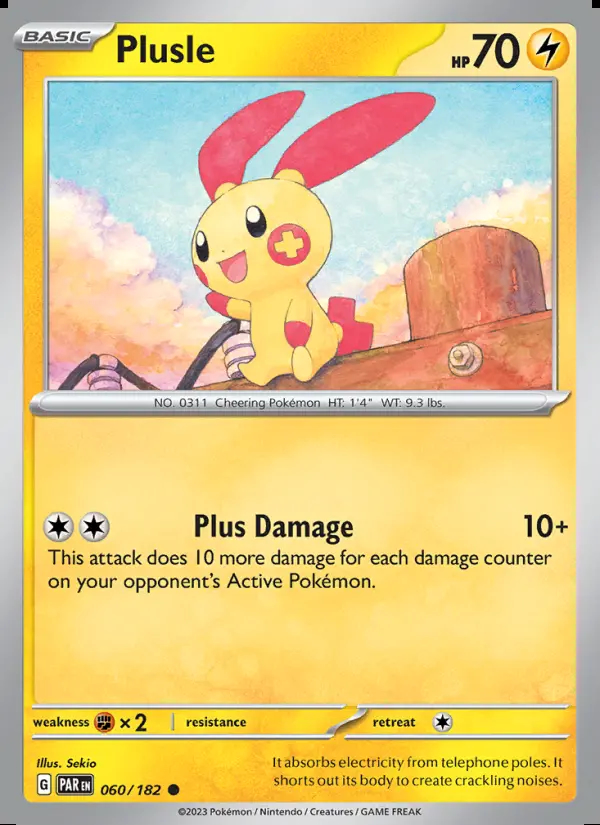 Image of the card Plusle