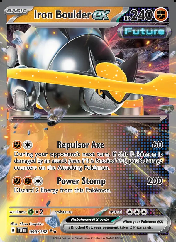 Image of the card Iron Boulder ex