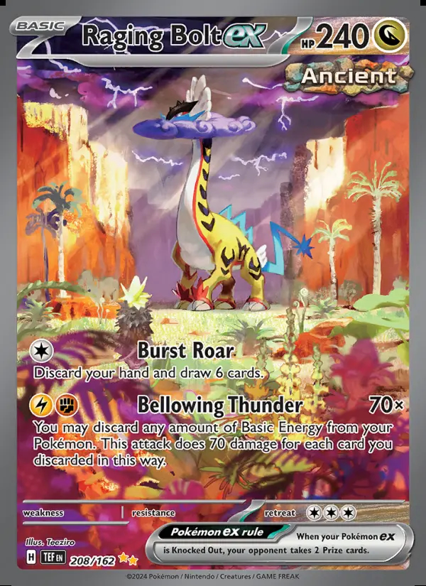 Image of the card Raging Bolt ex