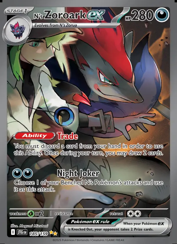 Image of the card N's Zoroark ex